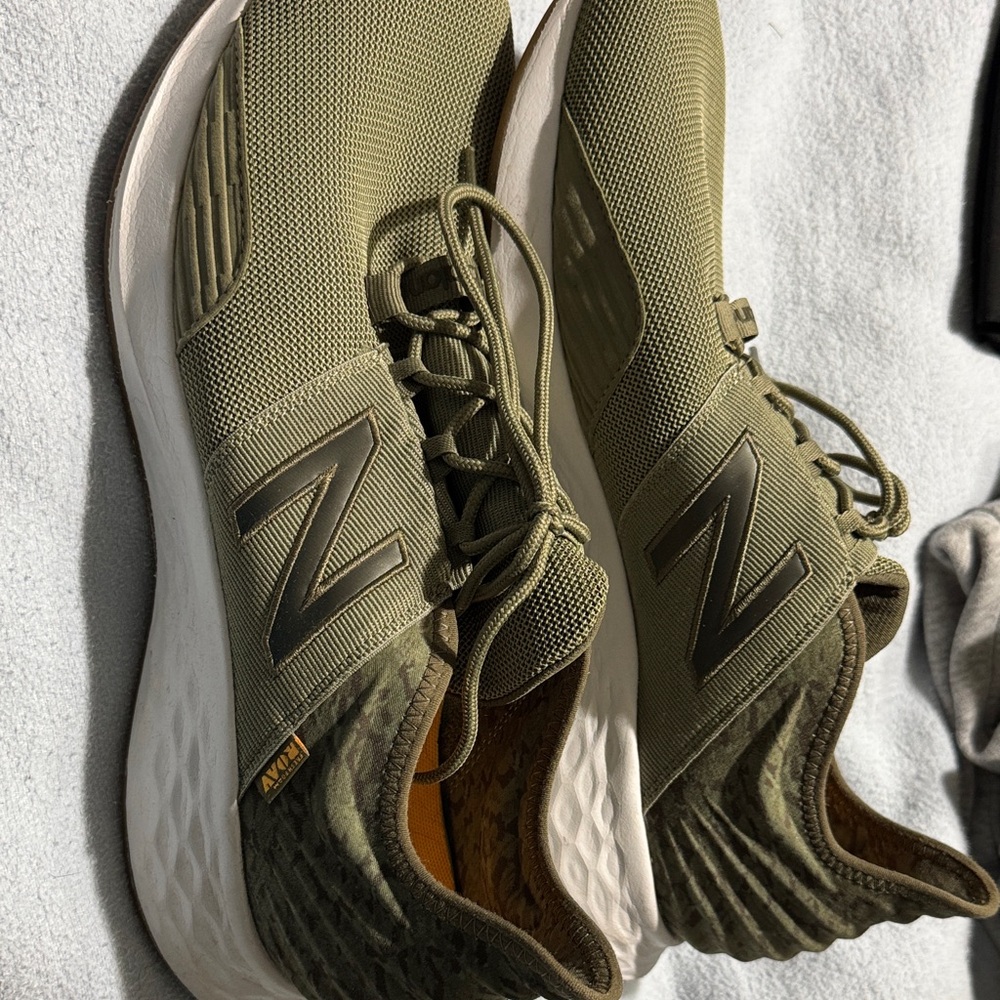 New Balance Khaki Athletic Shoes